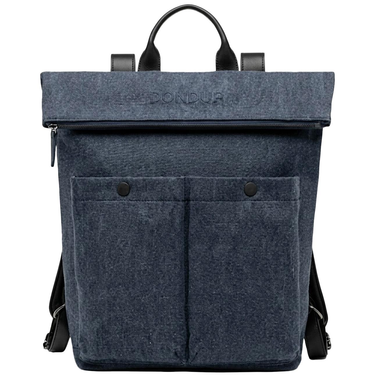 DONDUP Zaino In Canvas XB300PX0137XXX 897 BLU 