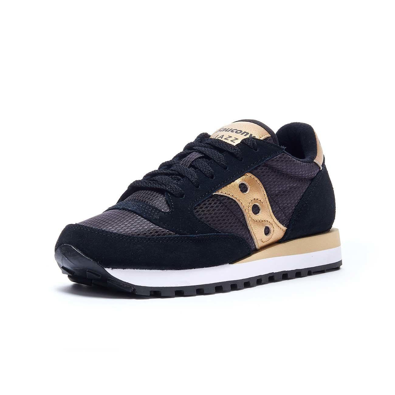 Sneakers Jazz O Donna Black Gold SAU/1044 521 BLACK/GOLD SAUCONY ORIGINALS 