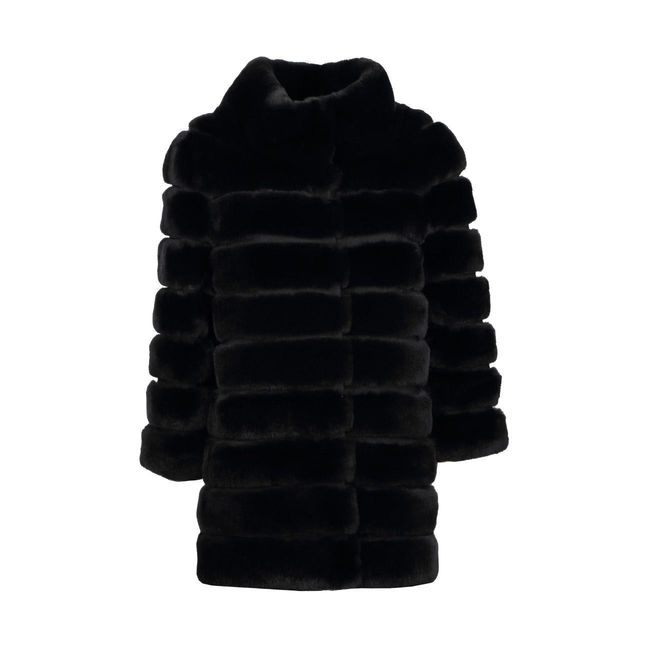 Cappotto Con Collo Alto 9101 NERO SWORD 
