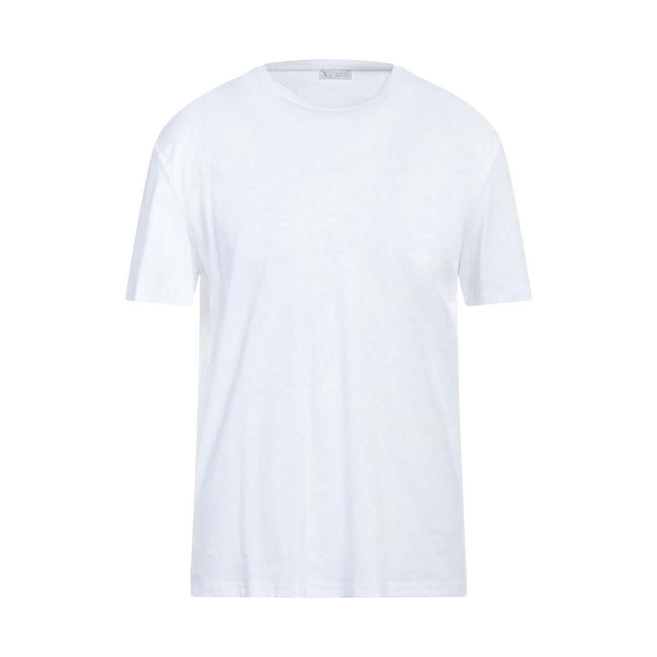 T-Shirt Interlock Uomo Bianco J115MM/61485 001 BIANCO XACUS 