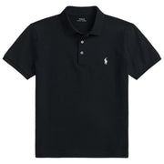 Polo In Rete Elasticizzata Slim Fit 710941439 040 POLO BLACK/C1730SMOKE POLO RALPH LAUREN 