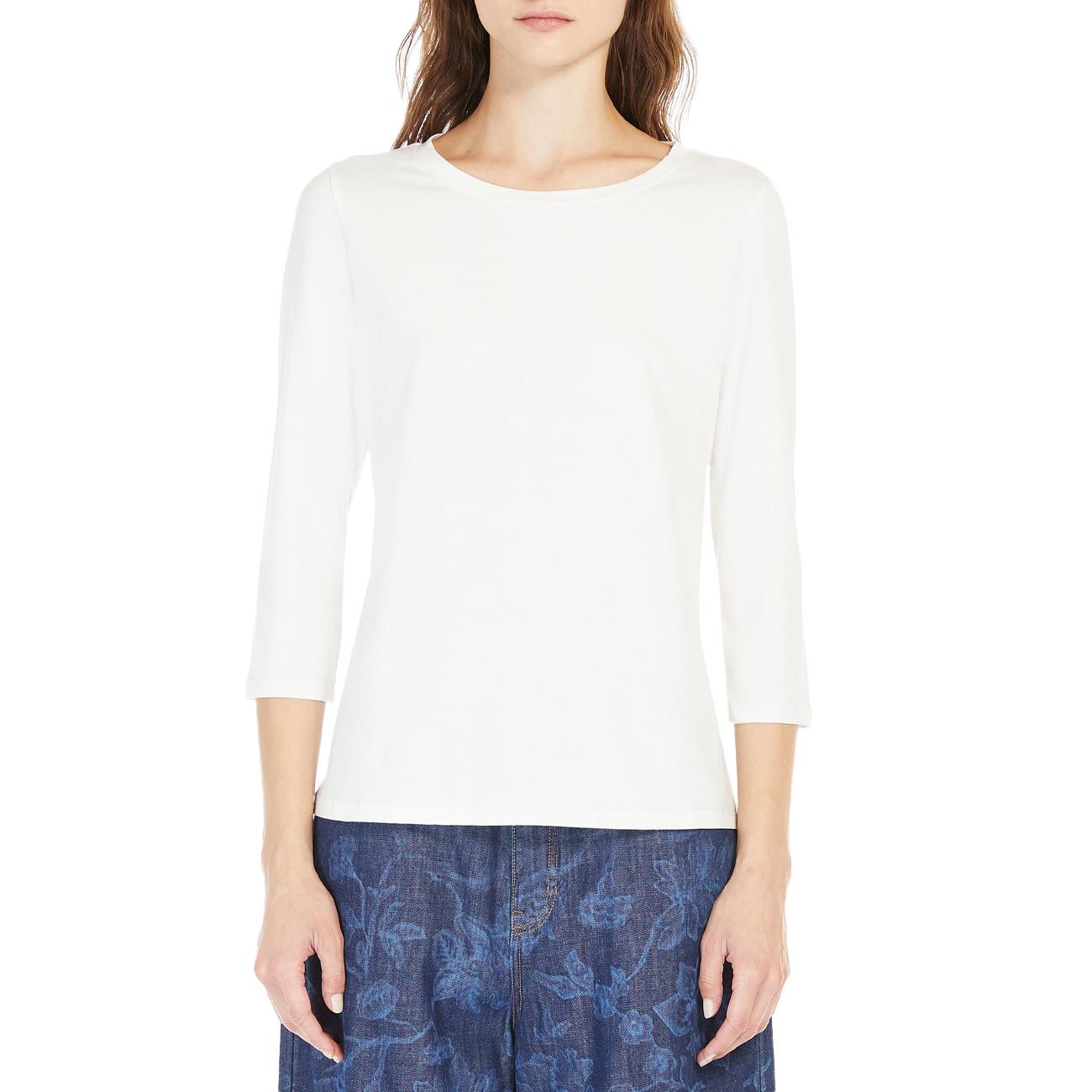 T-Shirt Multia Donna Off White MULTIA 2415971031600 008 OFF WHITE MAX MARA WEEKEND 