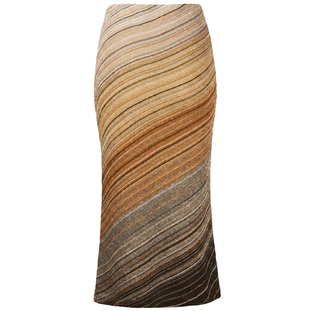 AKEP Gonna Lurex Degrade' GOKD13295 MARRONE 