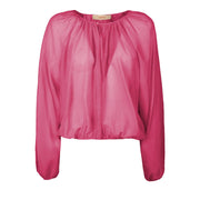 Blusa Girocollo Mussola Donna Ibisco J3712042/24 IBISCO 1800/FUXIA JUCCA 