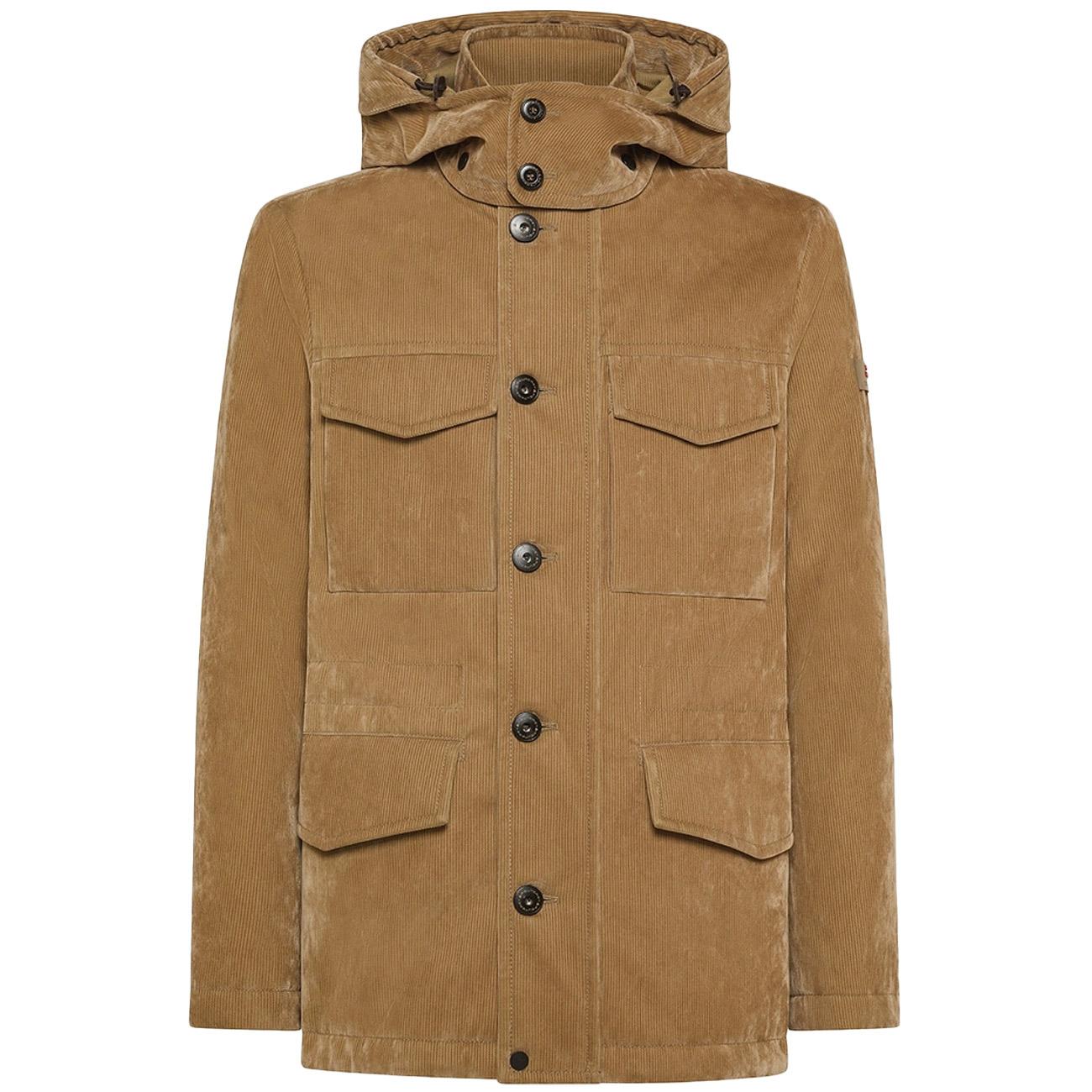 Field Jacket Athol Effetto Velluto PEU5587 01112015 995 BISCOTTO PEUTEREY 