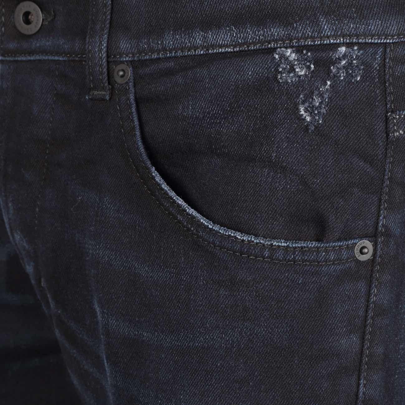 Jeans Skinny Ritchie Uomo Blu Scuro UP424/DS0281U/AS2 999/BLUSCURO DONDUP 