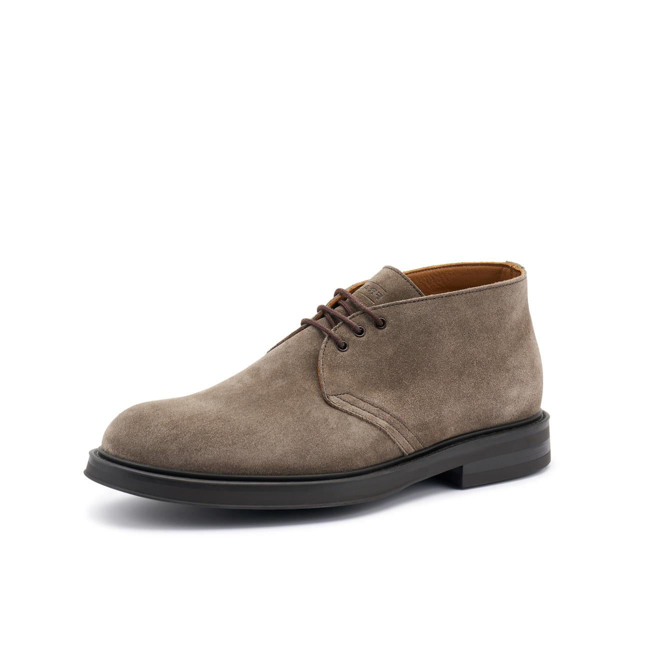 Polacchino In Camoscio Uomo Visone 73C2 VISONE FRAU 