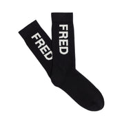 CALZE U. BRANDED RIB FP C5137 102/BLACK FRED PERRY 