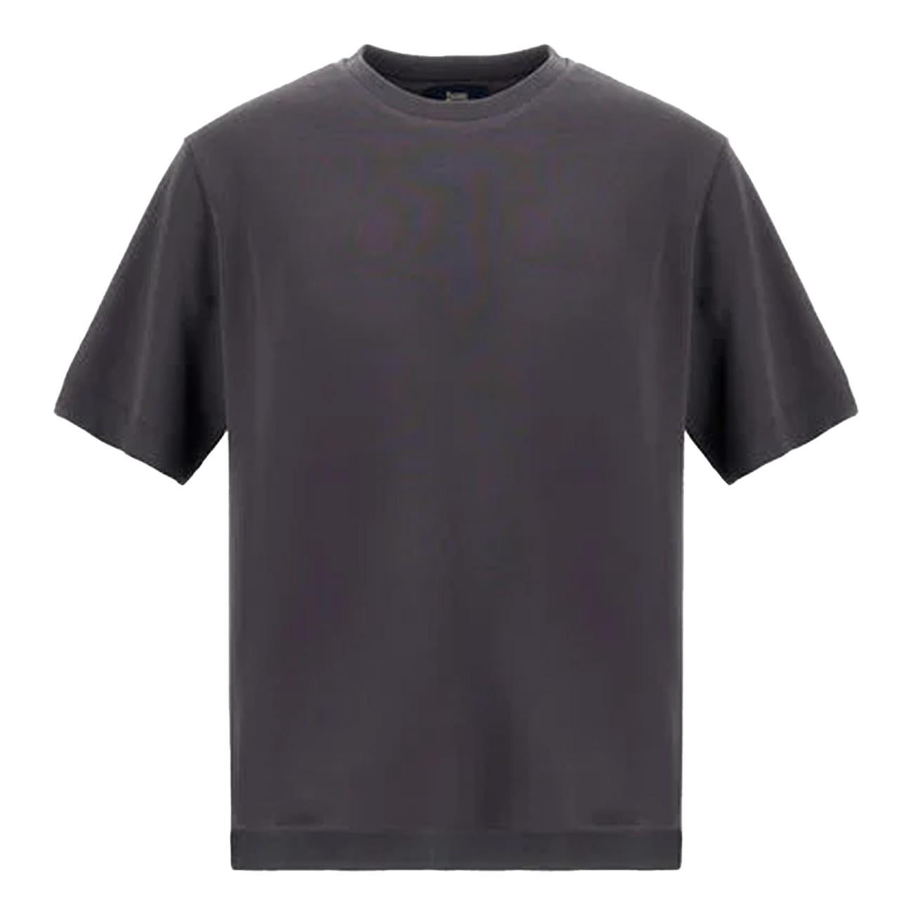 T-Shirt In Jersey Effetto Maglia JG000206U-52059 9460 GRIGIO HERNO 