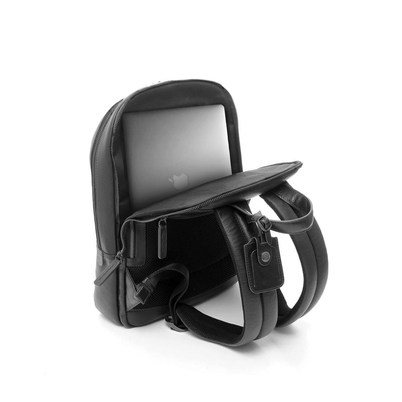 Zaino Round Medium Tech Leather Unisex Nero 309181U 900 NERO A.G. SPALDING&BROS 