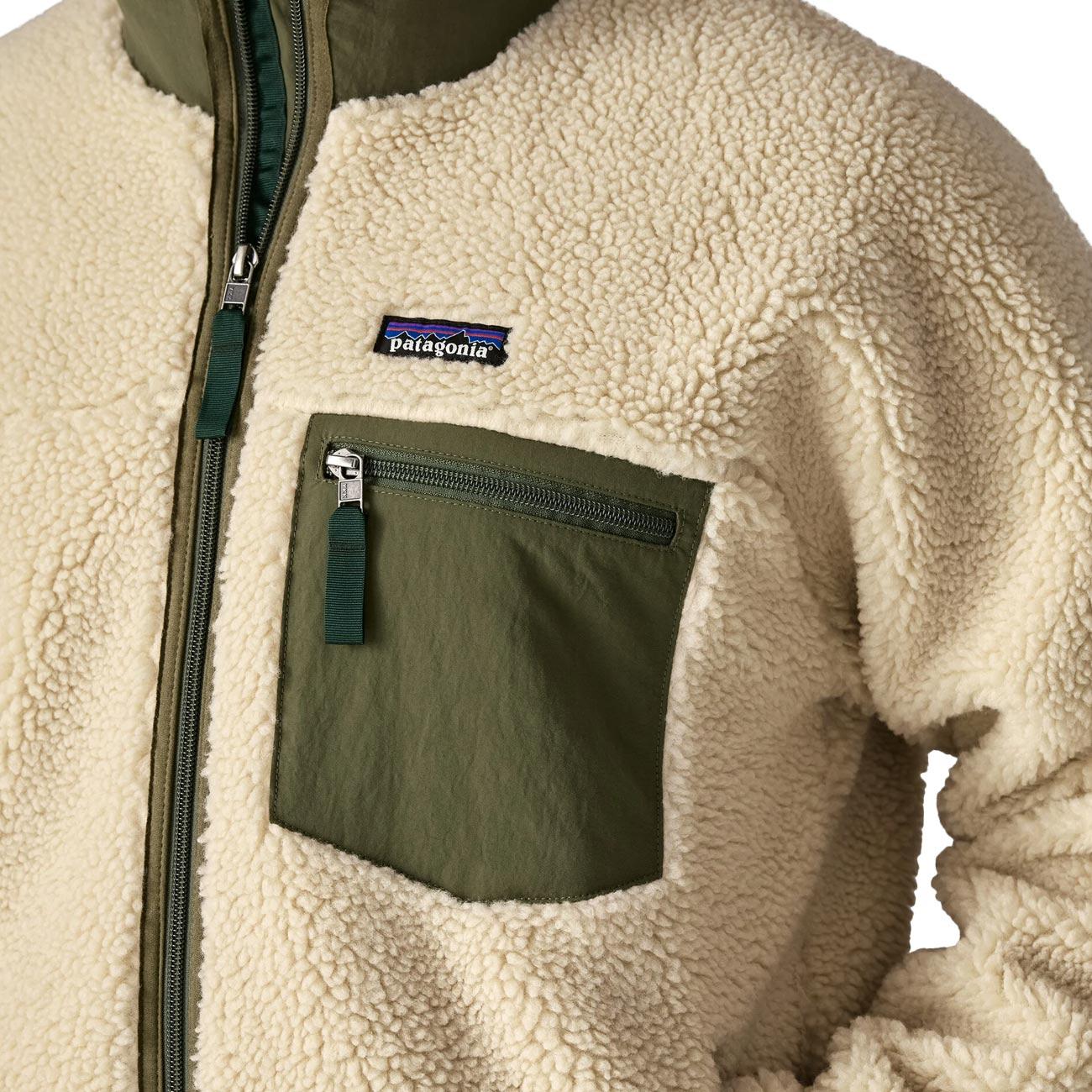 Giacca In Pile Retro-X® Classica 23057 DNBA/DARK NAT W/BASIN GREEN PATAGONIA 