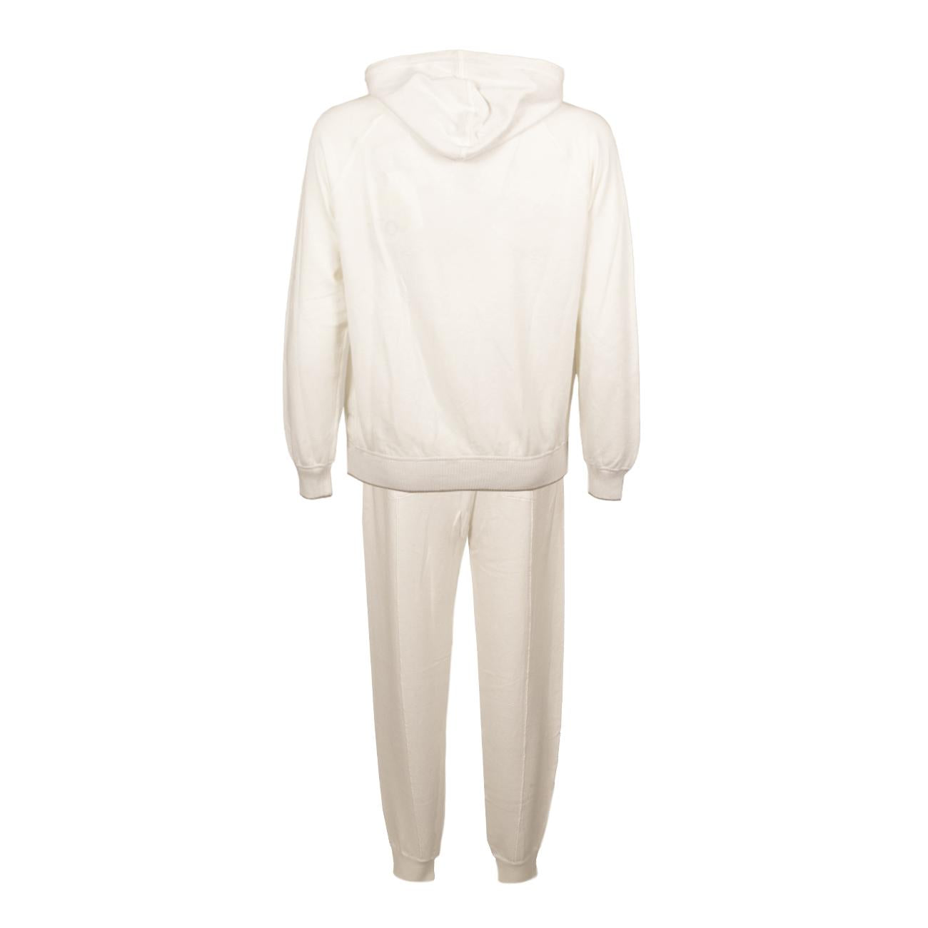 Tuta In Felpa Uomo Offwhite 57160/23202 001 OFFWHITE LA FILERIA 