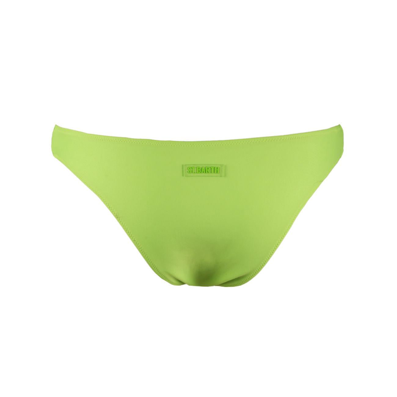 SLIP D. ELISE HIGH HIP SLIP BOTTOM SAINT BARTH ELISE 00005D 75 FLUO GREEN MC2 SAINT BARTH 