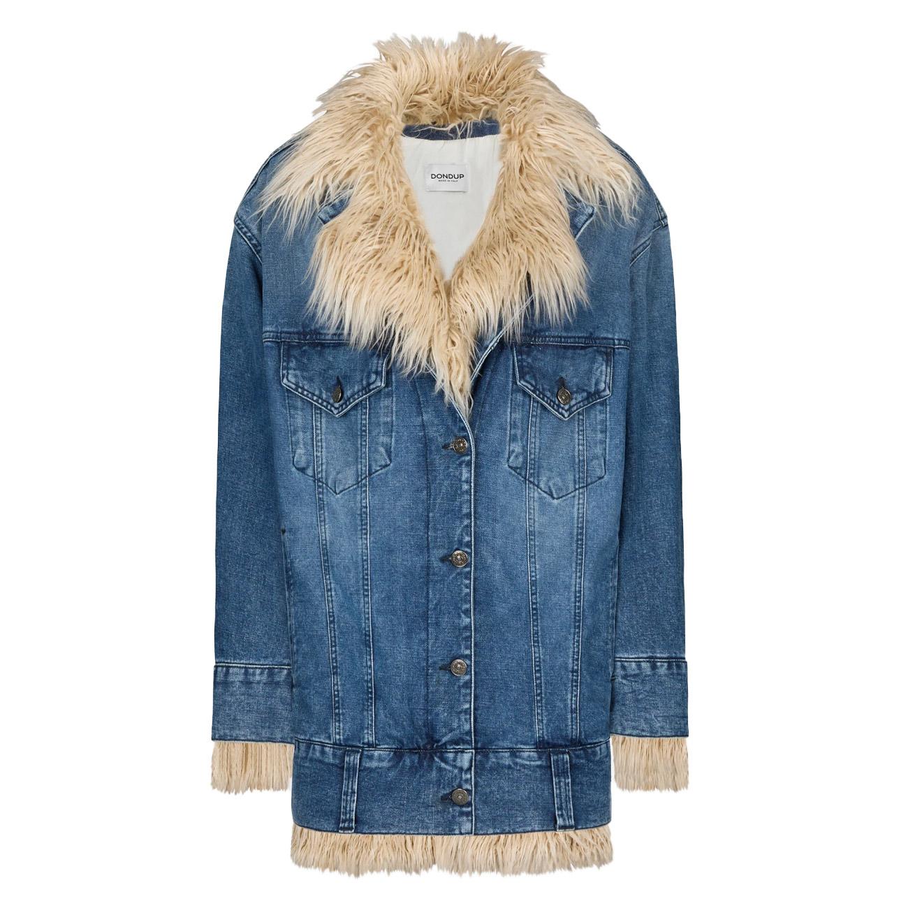 Giacca Over In Denim DJ632 DFH253D IE2 800 DENIM DONDUP 