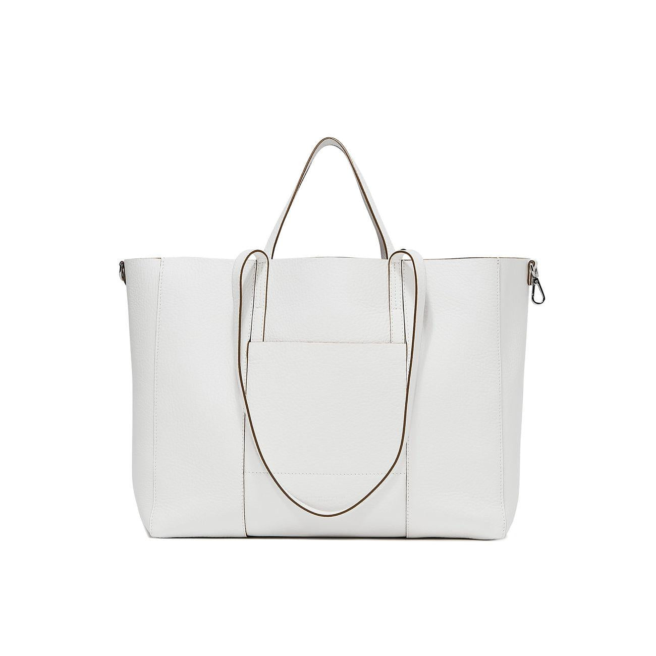 BORSA SUPERLIGHT GIANNI CHIARINI BS10316/RNGDBL 3670 BIANCO/NATURE GIANNI CHIARINI 