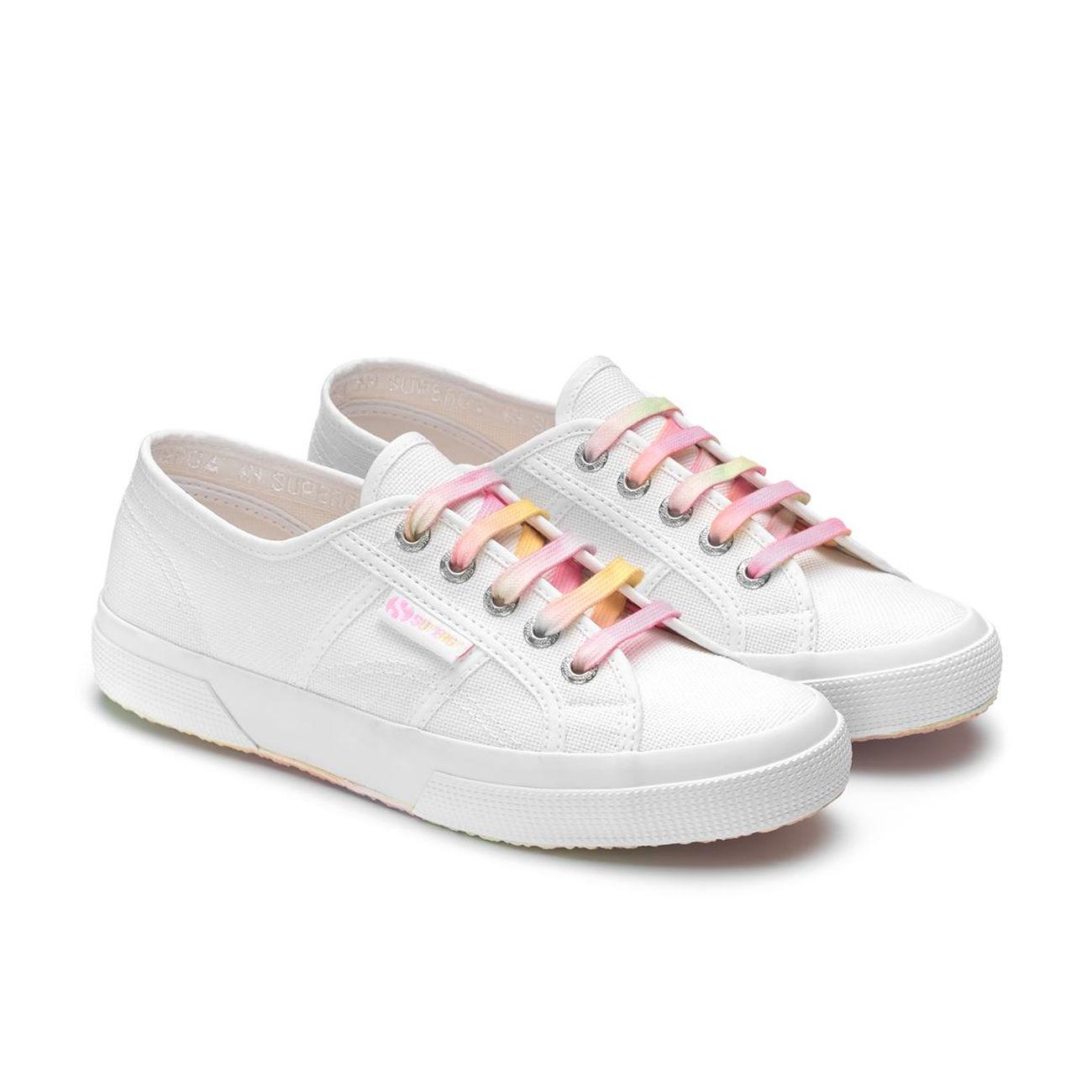 Sneakers 2750 Shaded Lace Donna White Candy Multicolor S5111RW AG7WHITE.CANDYMULTICOLOR SUPERGA 