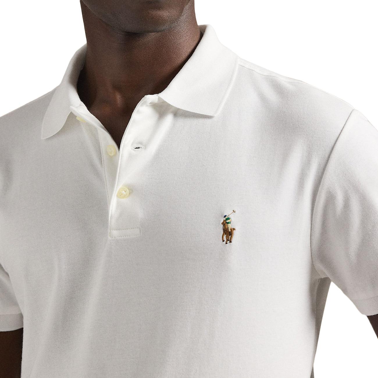 Polo Slim Fit 7106855140 001 WHITE POLO RALPH LAUREN 