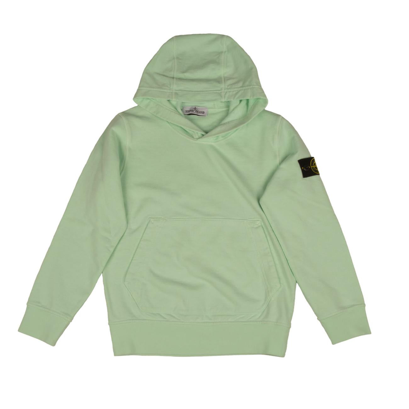 Felpa Logata Kids Aqua 781661640 V0044, AQUA STONE ISLAND 