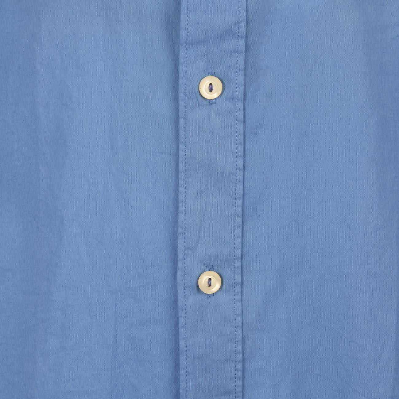 Camicia Collo Francese Uomo Turchese MKLTNW UC1/TURCHESE TINTORIA MATTEI 954 