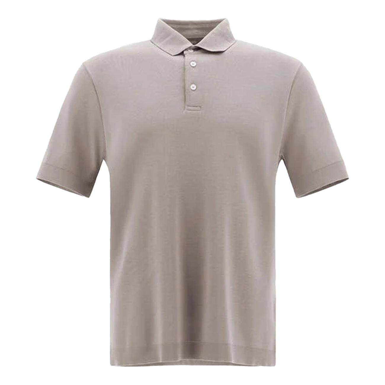 Polo In Jersey Effetto Maglia JPL00125U-52059 2600 TORTORA HERNO 