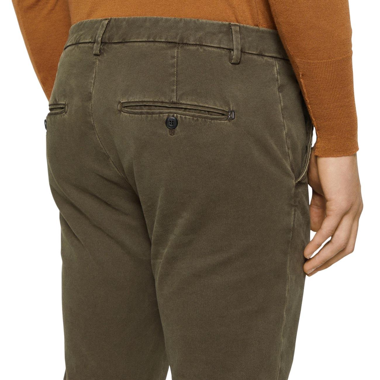 Pantalone Spiritissimo UP166 AS0095X IB4 637 VERDE BOSCO DONDUP 