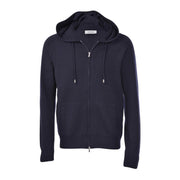 Felpa Con Cappuccio In Lana Uomo Blu Navy 24172/25024 598 BLU NAVY LA FILERIA 