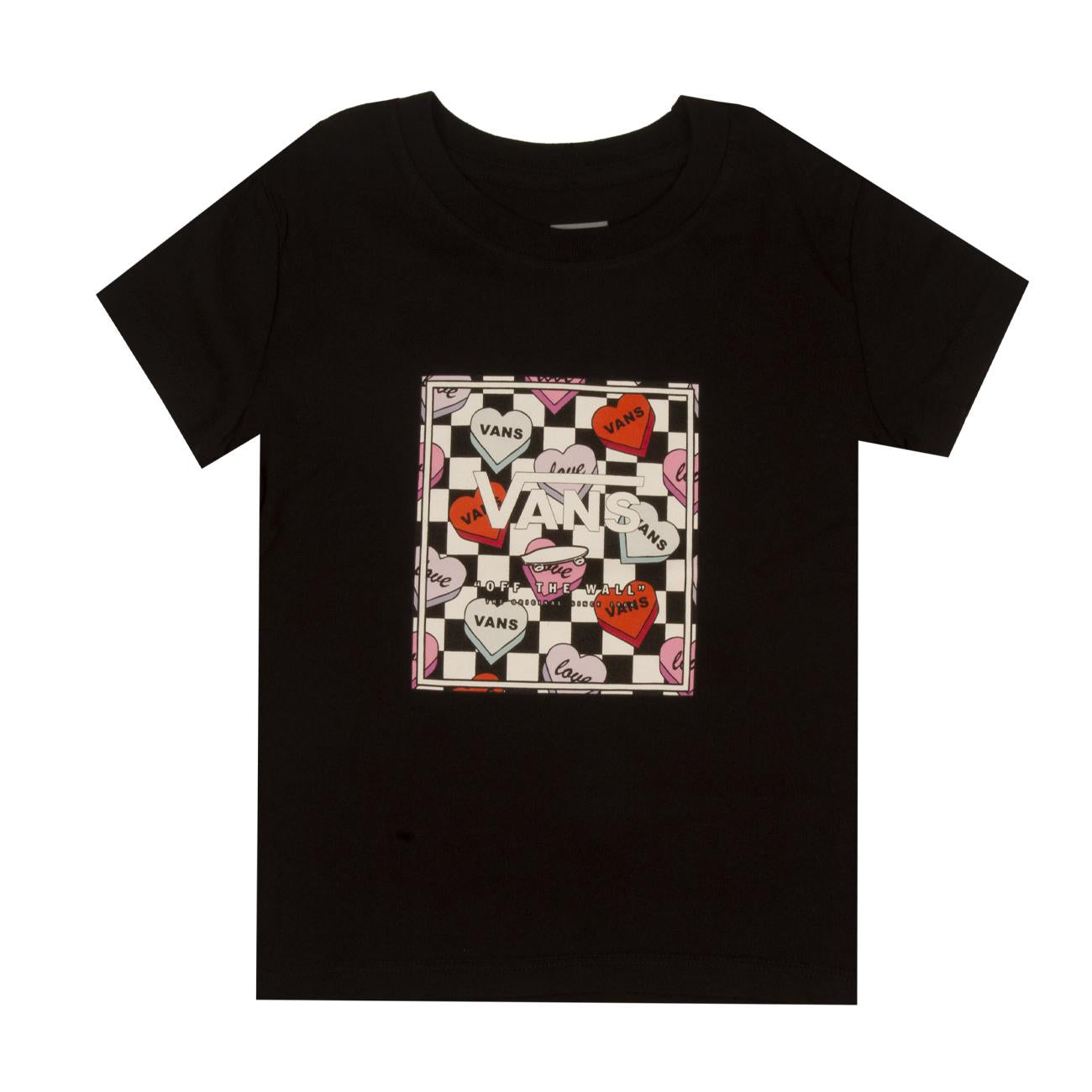 T-Shirt Box Candy Hearts Bambina Nero VN0A7RRC BLK1BLACK VANS 
