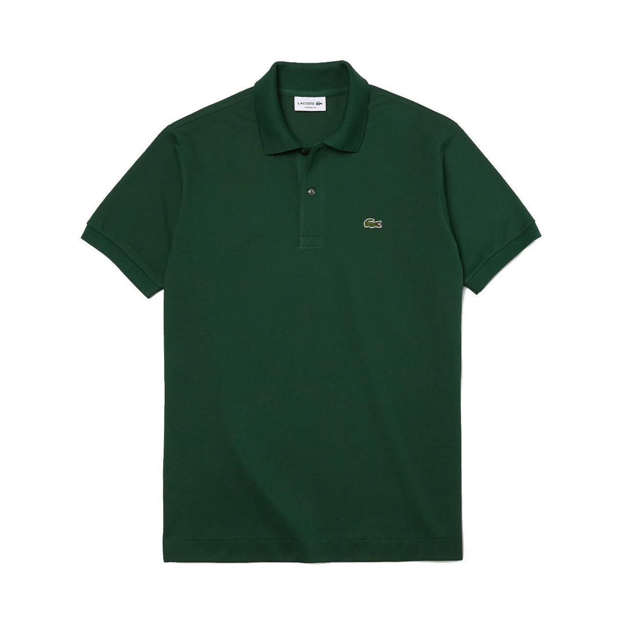 Polo In Cotone Petit Piquè Uomo Verde Classico 1212 132 VERDE LACOSTE 