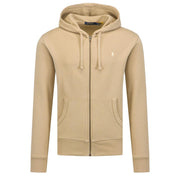 Felpa Full Zip Uomo Costal Beige 710916692 013 COASTAL BEIGE POLO RALPH LAUREN 