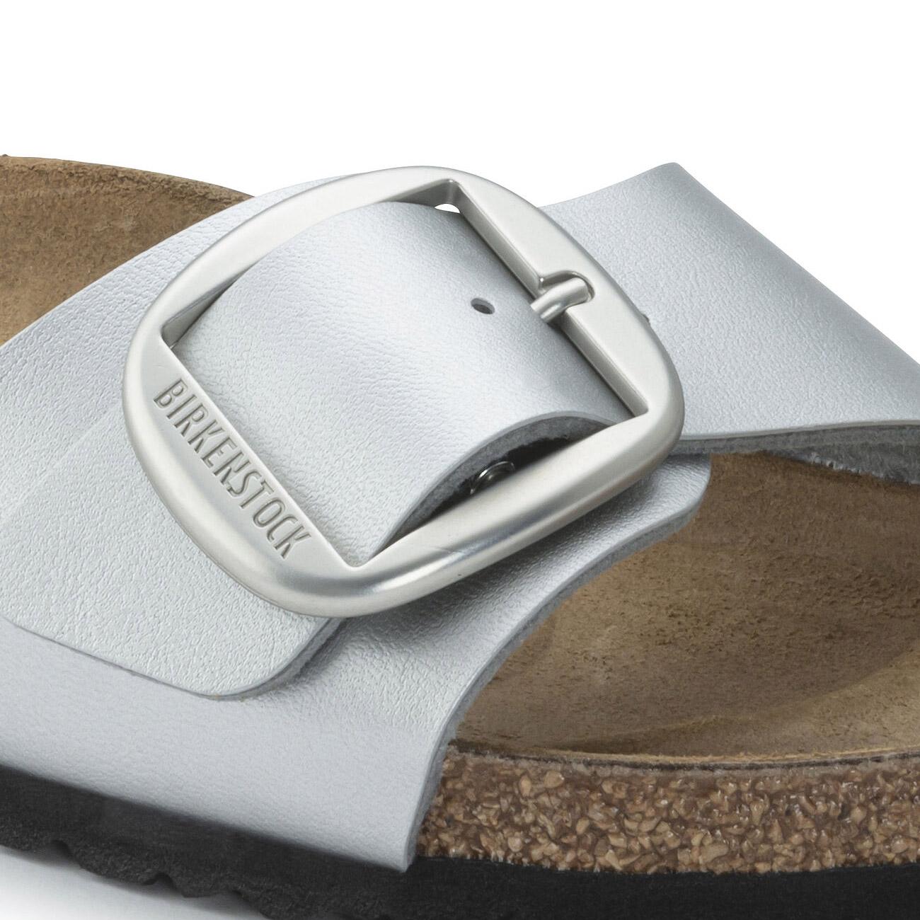 Sandali Madrid Grande Fibbia 1025840 METALLIC SILVER BIRKENSTOCK 