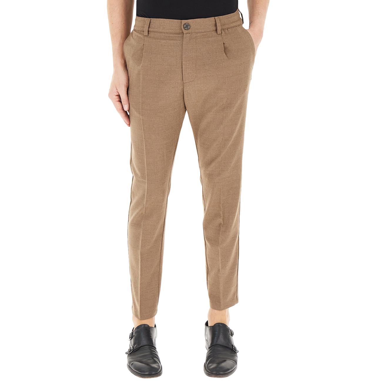 Pantalone Elastico Flanella MITTE. 1620 741 TORTORA CRUNA 