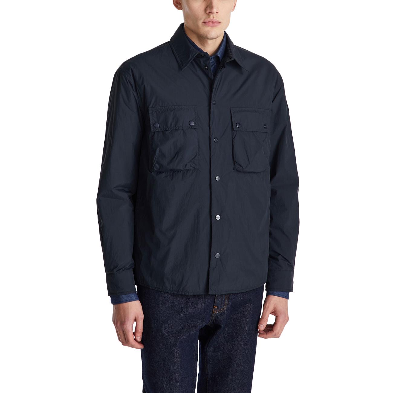 Overshirt Pawan In Tela Di Nylon PEU5787 01181986 215 BLU PEUTEREY 