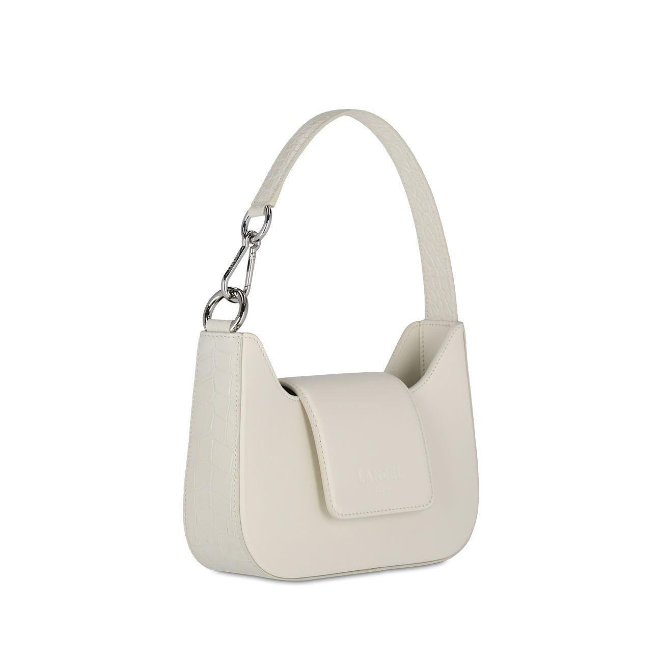 Borsa Sixtine Mini Baguette Donna Snow A11912 34TUSNOW LANCEL 