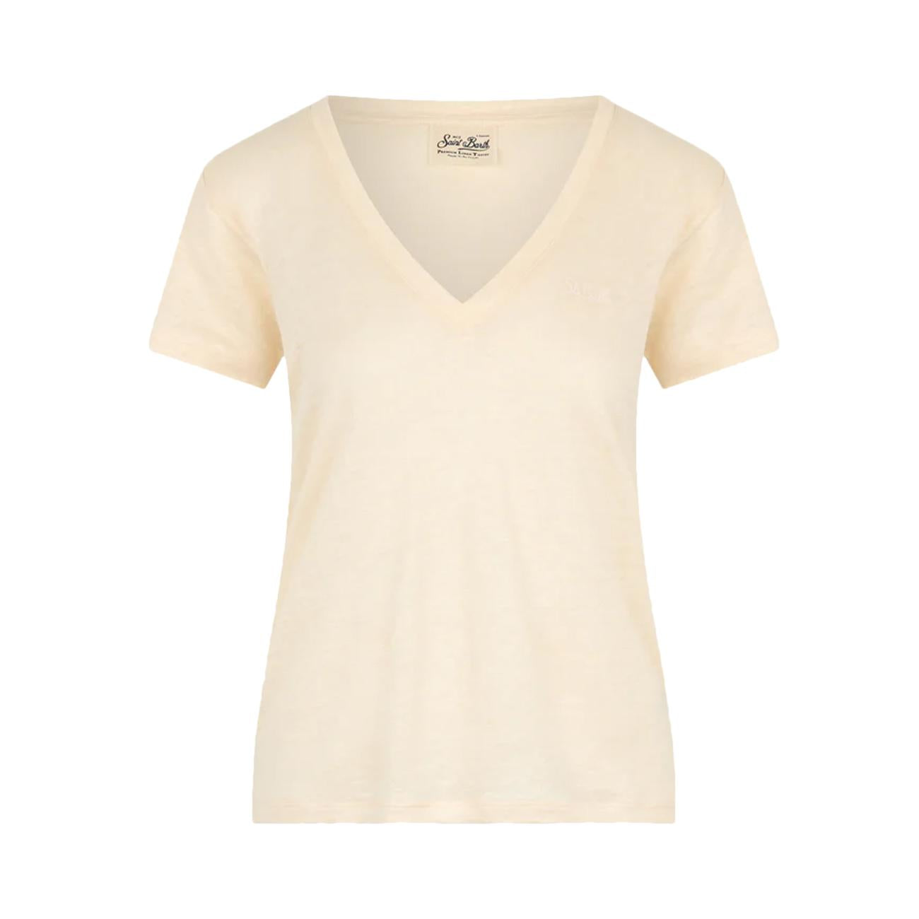 T-Shirt Eloise Donna Panna ELOI001 02340F SB 10 EMB MC2 SAINT BARTH 