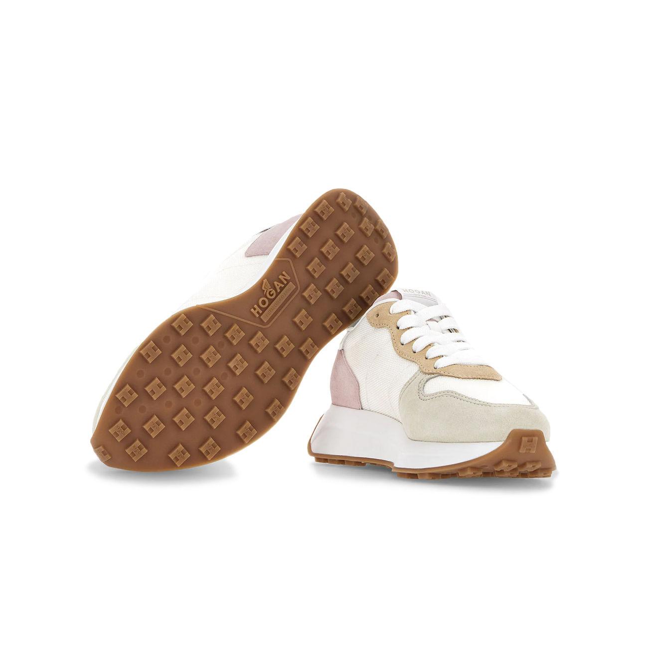 Sneakers H641 Donna Bianco Beige Rosa HXW6410EV82PCI0YS8 BIANCO/BEIGE/ROSA HOGAN 