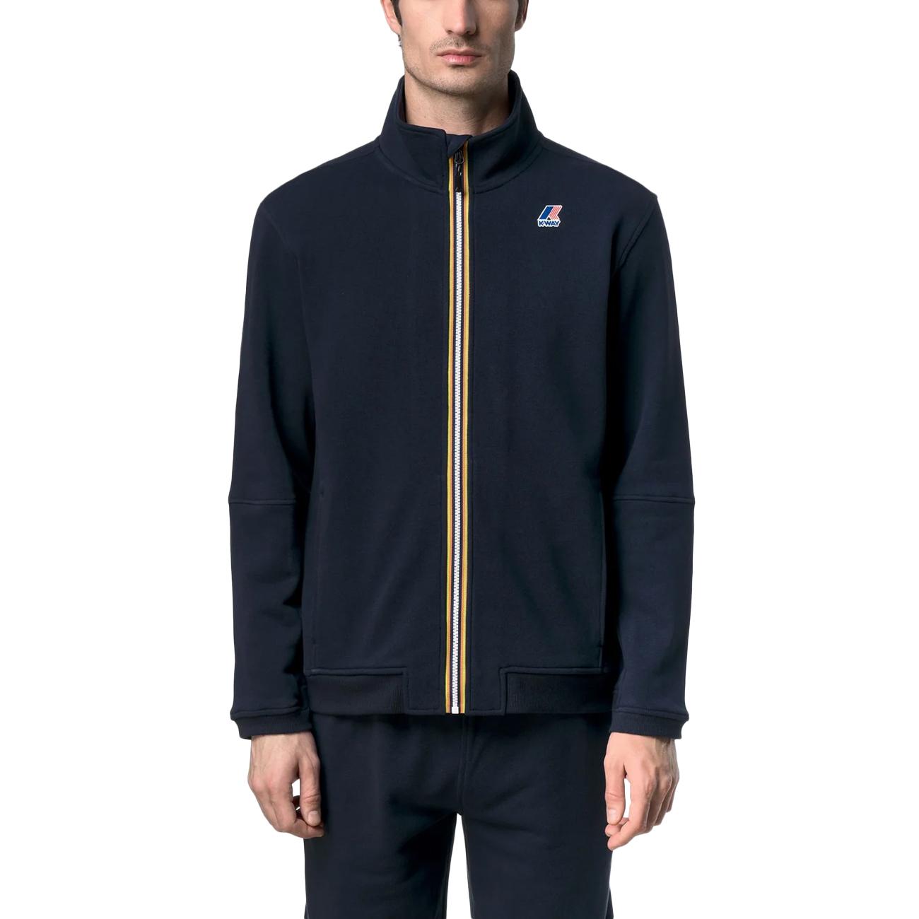 Felpa Pepin Poly Cotton K1126IW K89 BLU DEPTH K-WAY 