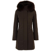 Jacket Winter Long Fur Donna Marrone W22501FT 80 MARRONE RRD 