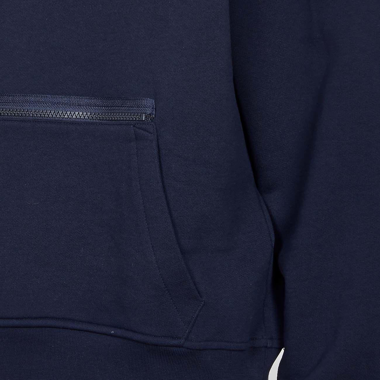 Felpa Con Zip Tasca Marsupio Uomo Navy NJMB5441430UCZ U807NAVY FAY 