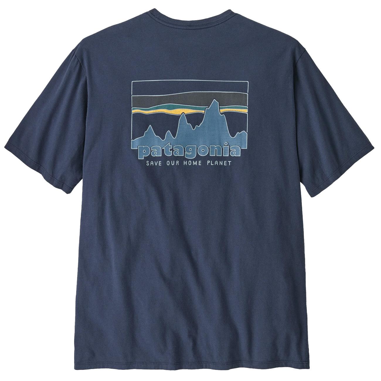 Maglietta Skyline Organica 37534 NEW NAVY PATAGONIA 