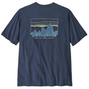 Maglietta Skyline Organica 37534 NEW NAVY PATAGONIA 