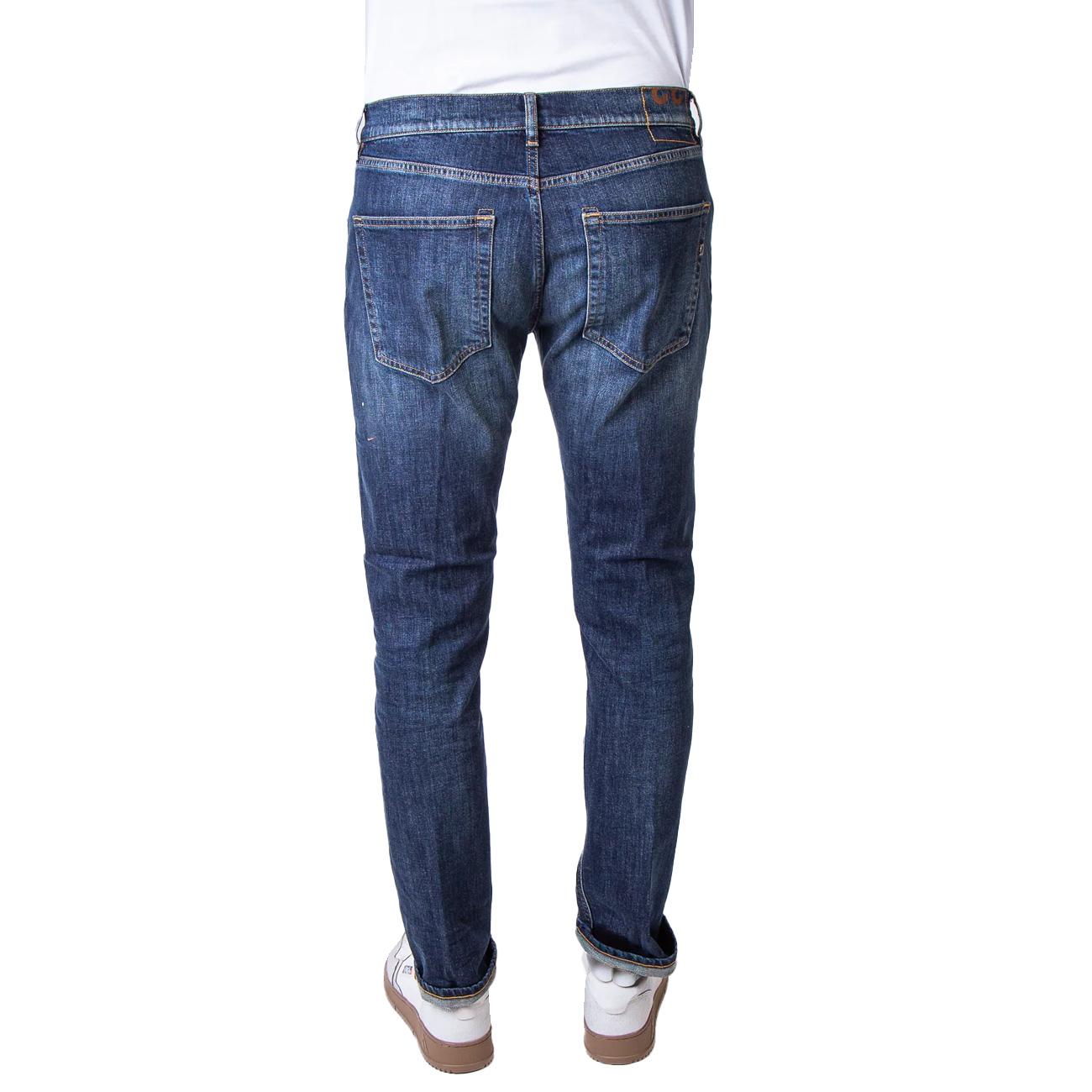 Jeans Icon Blu Scuro Lavato UP563-DS0257-LH2-DU-W25 800 BLU DONDUP 