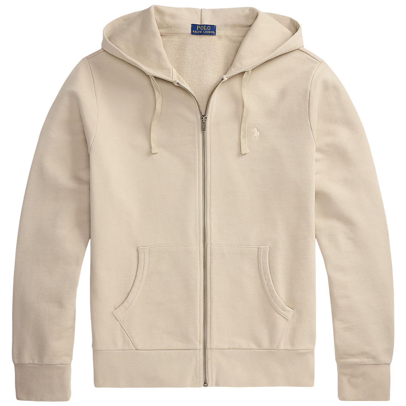 Felpa Con Zip Interna In Pile 710916692 019 STONEWARE GREY POLO RALPH LAUREN 