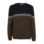 Pull In Lana Uomo Blu Marrone 13183/31802 190 BLU/MARRONE LA FILERIA 