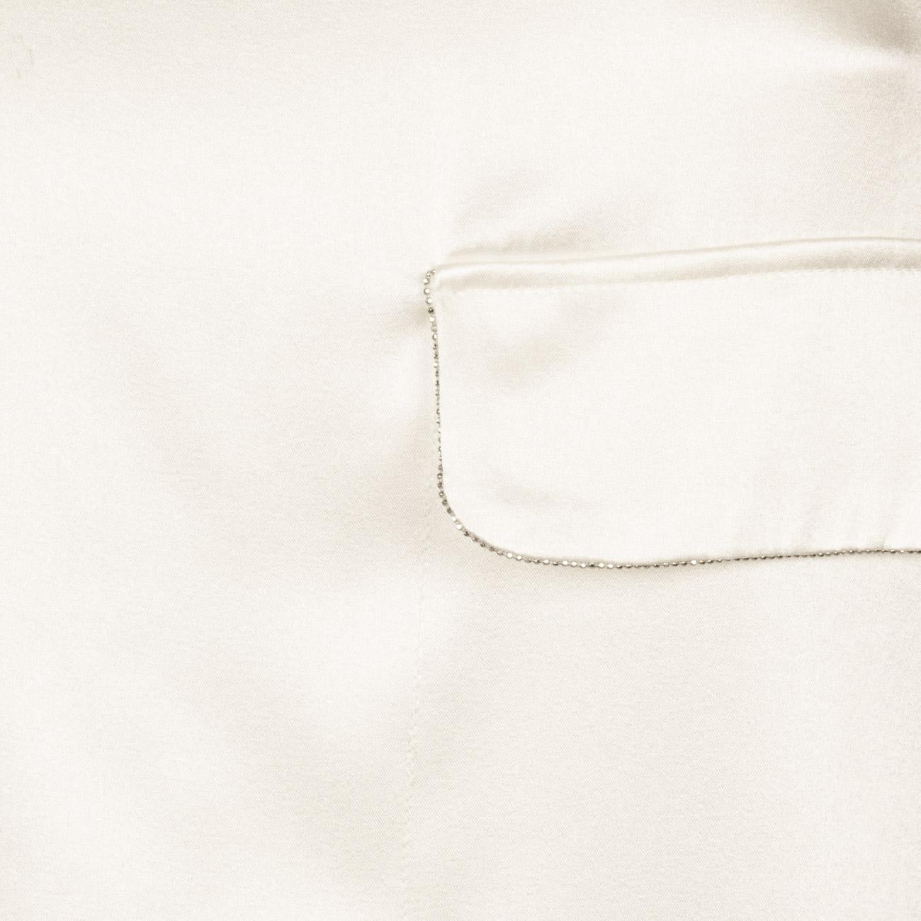 Blusa In Viscosa Donna White + Off White 66447 9184 WHITE+OFF WHITE LE TRICOT PERUGIA 