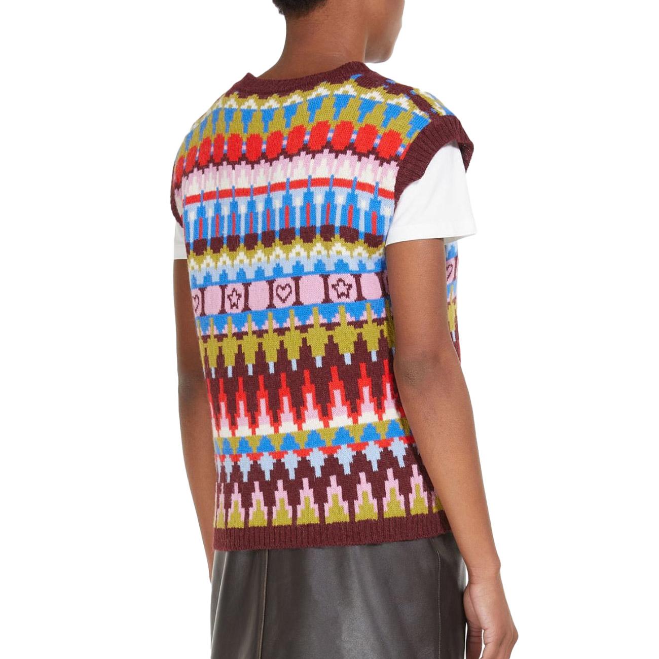 Gilet Jacquard Aligi Donna Fairisle Patch ALIGI 2353560139600 015 FAIRISLE PATCH MAX MARA WEEKEND 