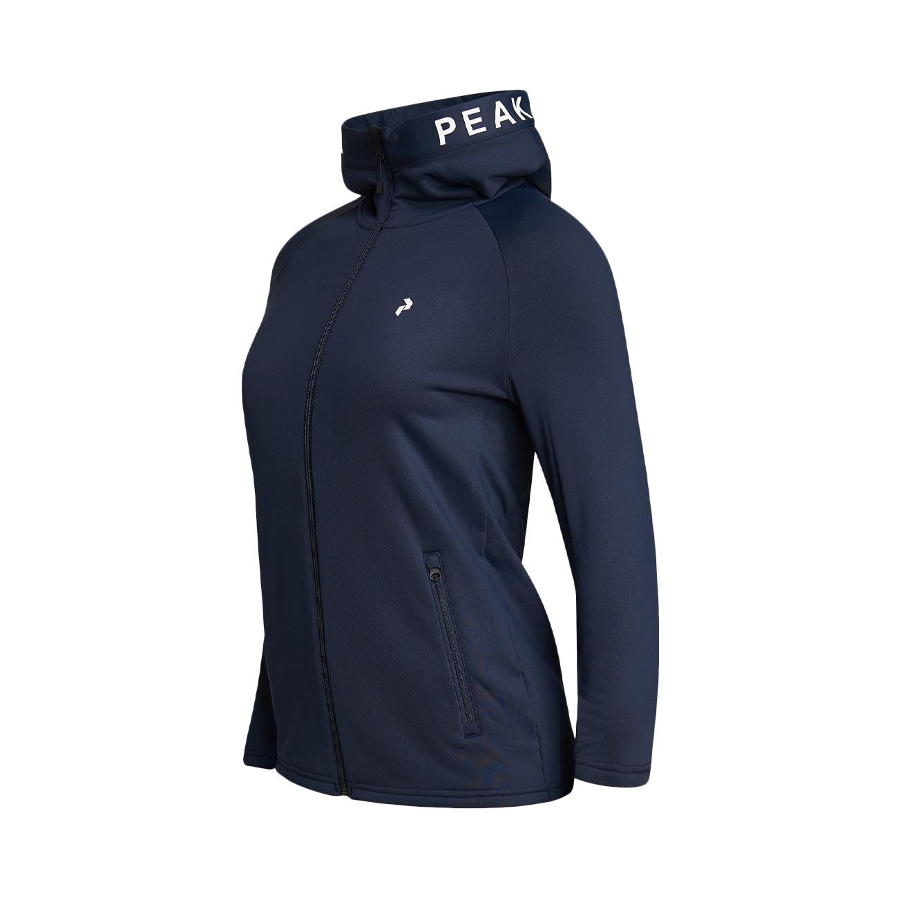 Felpa Rider Con Zip Donna Blue Shadow G77873 010 BLUE SHADOW PEAK PERFORMANCE 