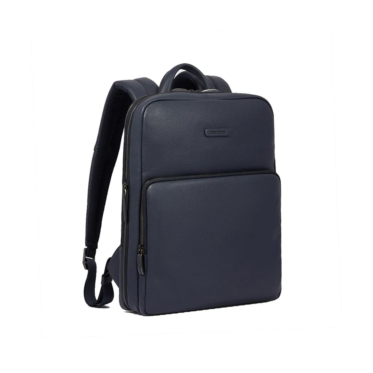 Zaino Slim In Pelle Unisex Blu CA6311MOS BLU PIQUADRO 