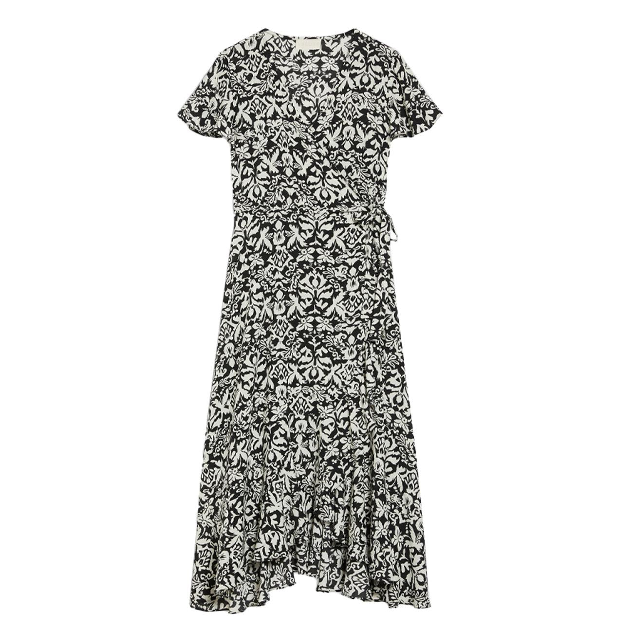 Abito Valuta Donna Dis. Chinè Nero Bianco VALUTA 2417221322200 001 DIS. CHINE NERO/BIANCO IBLUES 