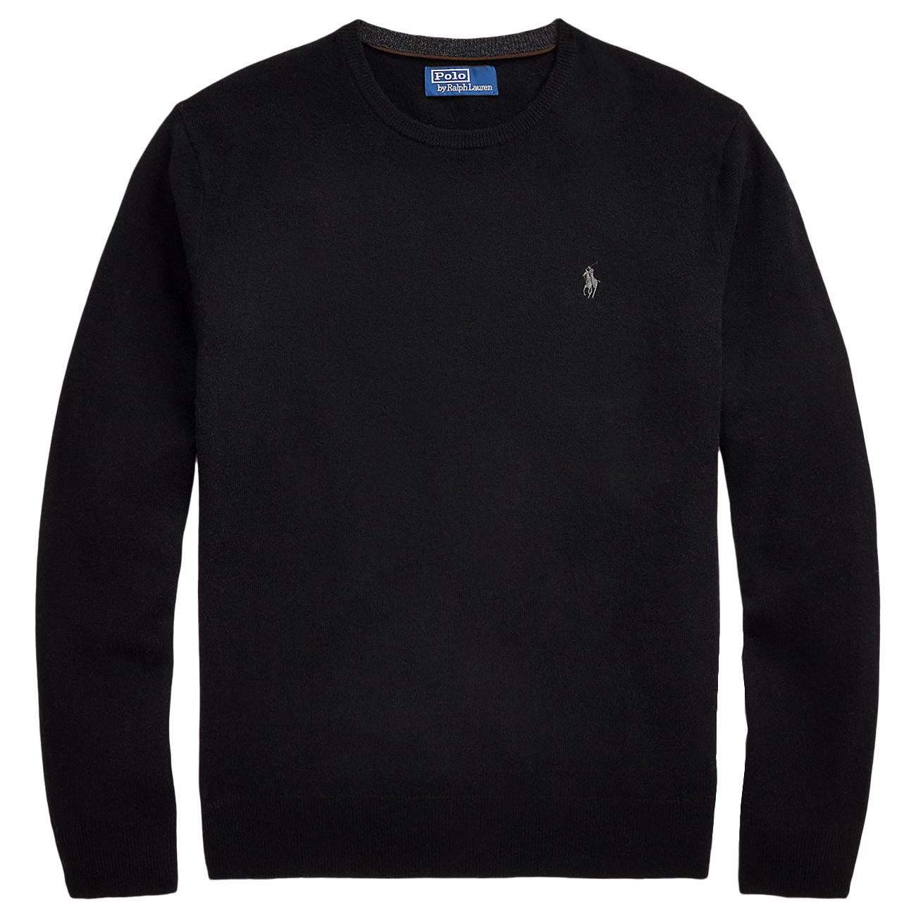 Maglione Girocollo In Lana 710974148 003 POLO BLACK POLO RALPH LAUREN 