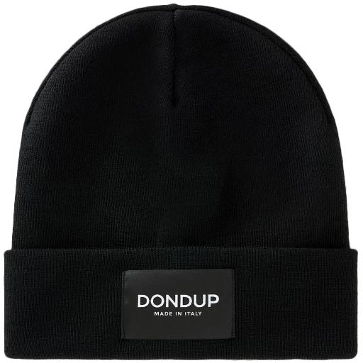 Berretto In Lana Uomo Nero UQ063 Y00474U XXX 999 NERO DONDUP 